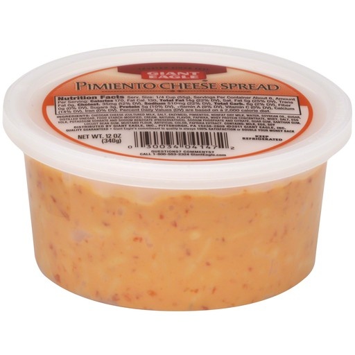 slide 1 of 1, Giant Eagle Pimiento Cheese Spread, 12 oz