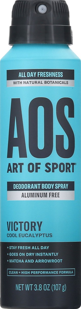 slide 5 of 9, Art of Sport Victory Deodorant Body Spray Cool Eucalyptus, 3.8 oz