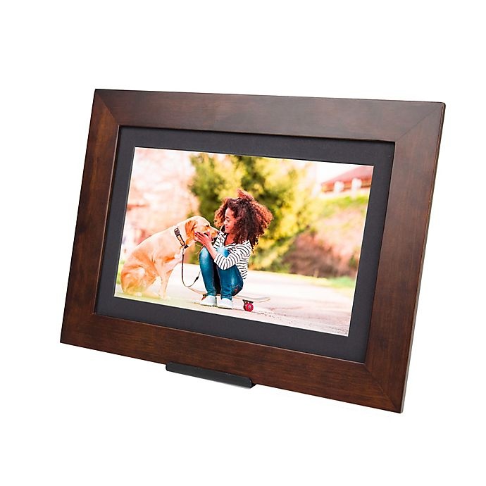slide 3 of 11, Brookstone PhotoShare Friends and Family Large Smart Frame - Espresso, 1 ct