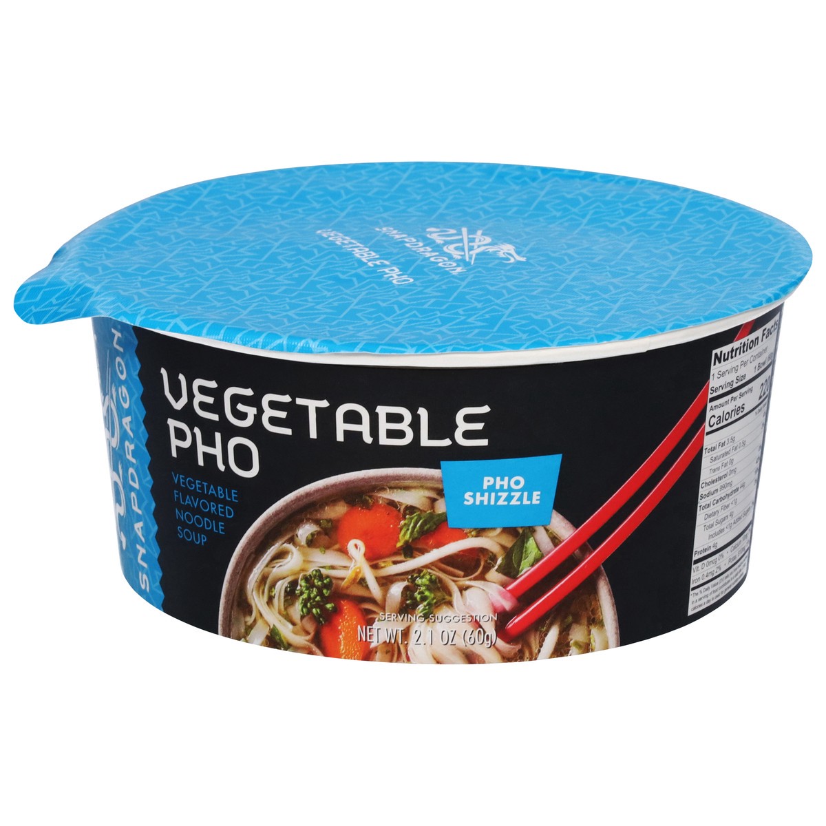 slide 3 of 9, Snapdragon Vegetable Pho Instant Noodle Soup - 2.1 oz, 2.1 oz