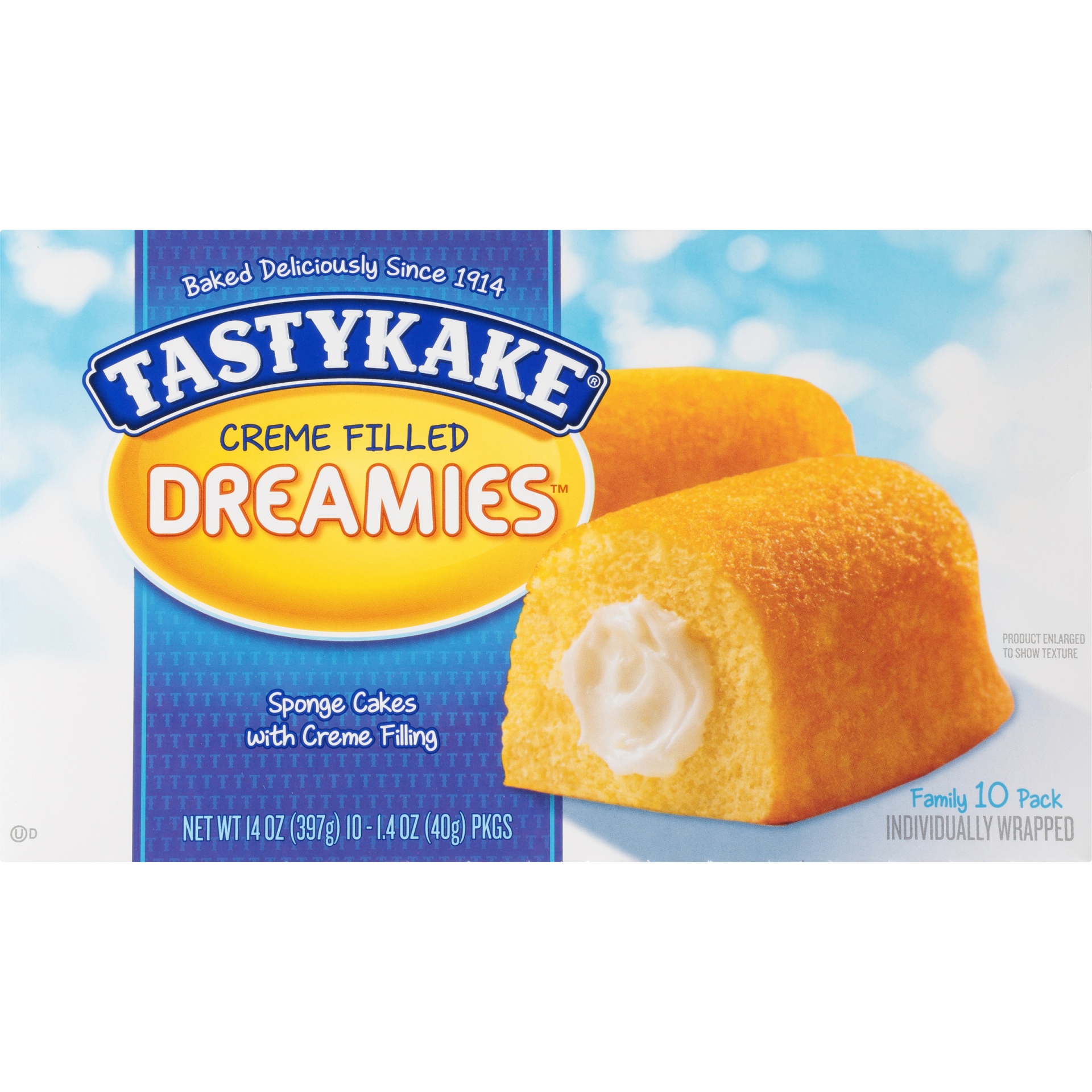 slide 6 of 8, Tastykake Creme Filled Dreamies, 10 ct; 1.4 oz
