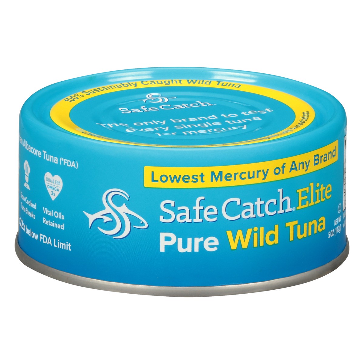 slide 2 of 9, Safe Catch Elite Pure Wild Tuna 5 oz Tin, 5 oz