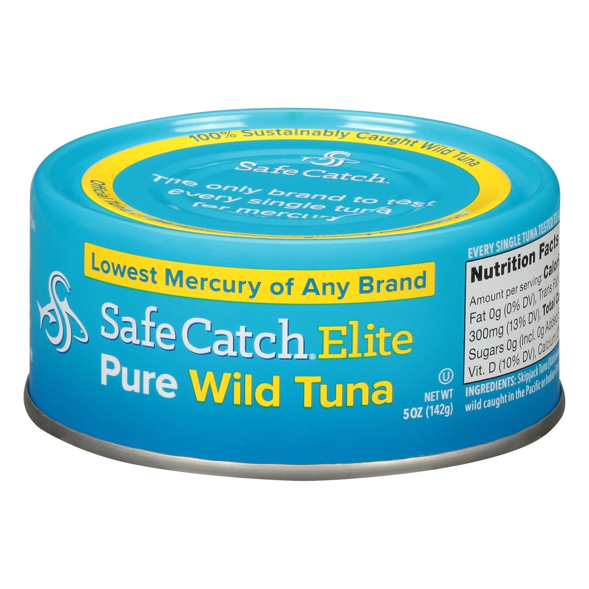 slide 3 of 9, Safe Catch Elite Pure Wild Tuna 5 oz Tin, 5 oz