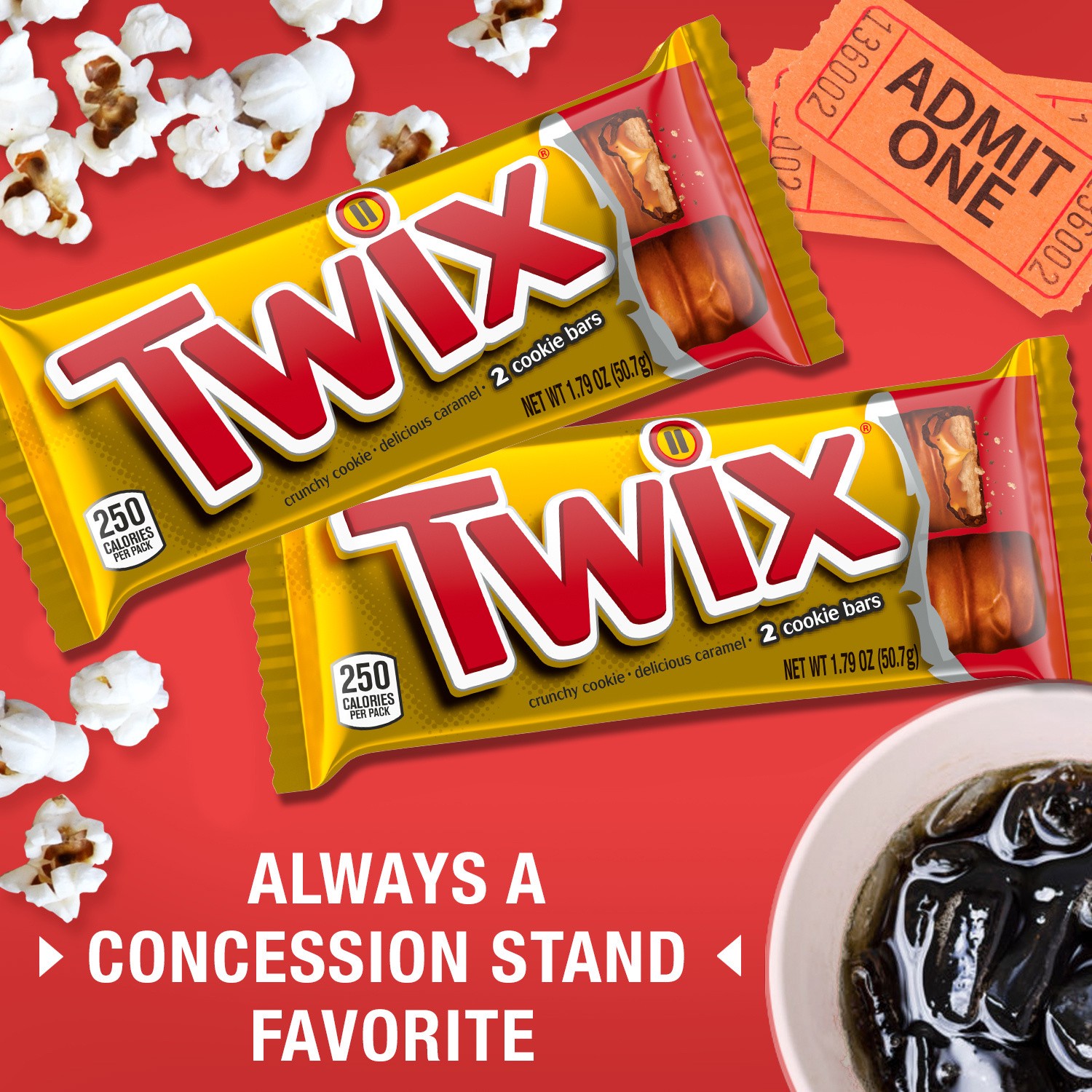 slide 8 of 8, TWIX Caramel Cookie Milk Chocolate Candy Bars Bulk Pack (1.79 oz., 36 ct.), 64.44 oz