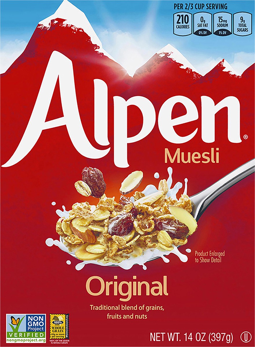 slide 4 of 13, Alpen Muesli Original, 14 oz