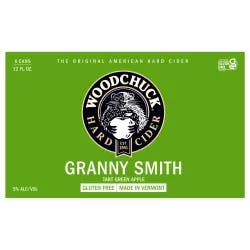 Woodchuck Hard Cider - Granny Smith 6 Pack, 12oz Can