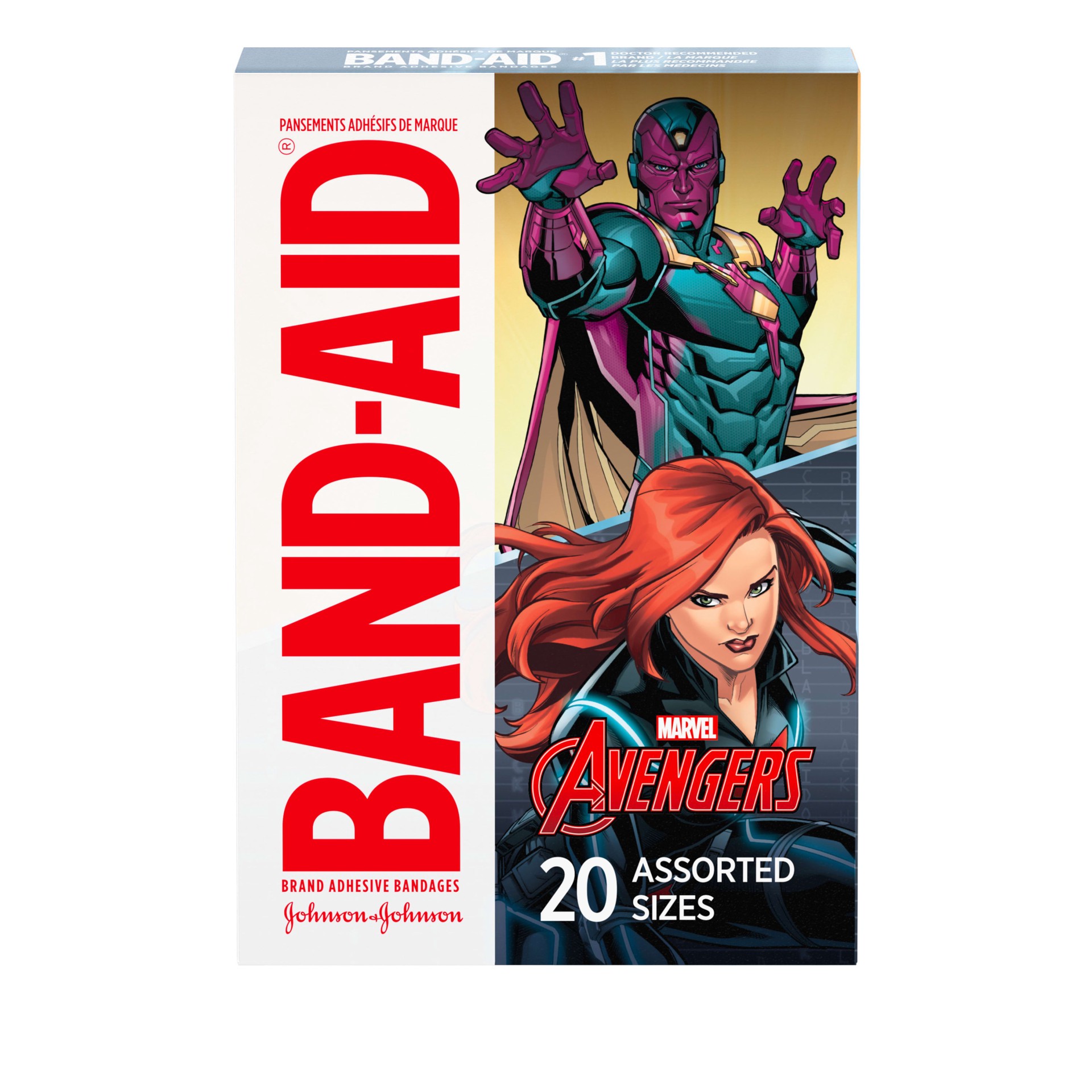 slide 1 of 8, Band-Aid Avengers Adhesive Bandages - 20ct, 20 ct