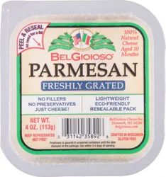 BelGioioso Freshly Grated Parmesan Cheese 4 oz