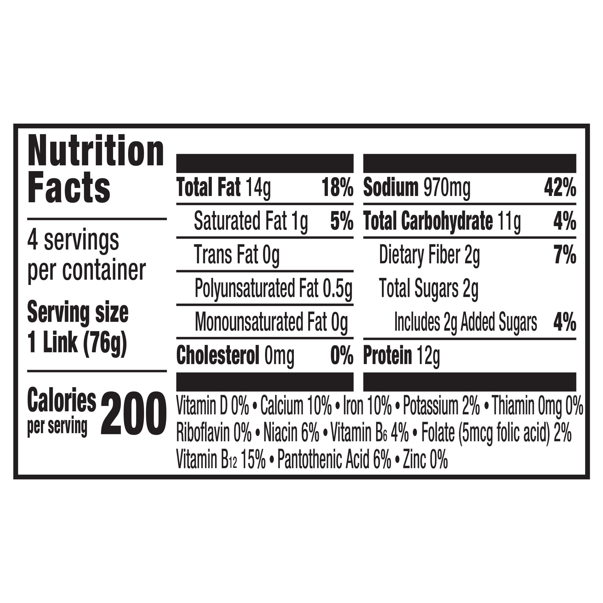 slide 5 of 5, Oscar Mayer Plant-Based NotSausage, Bratwurst Style, 10.7 oz, 4 ct Pack, 10.70 oz