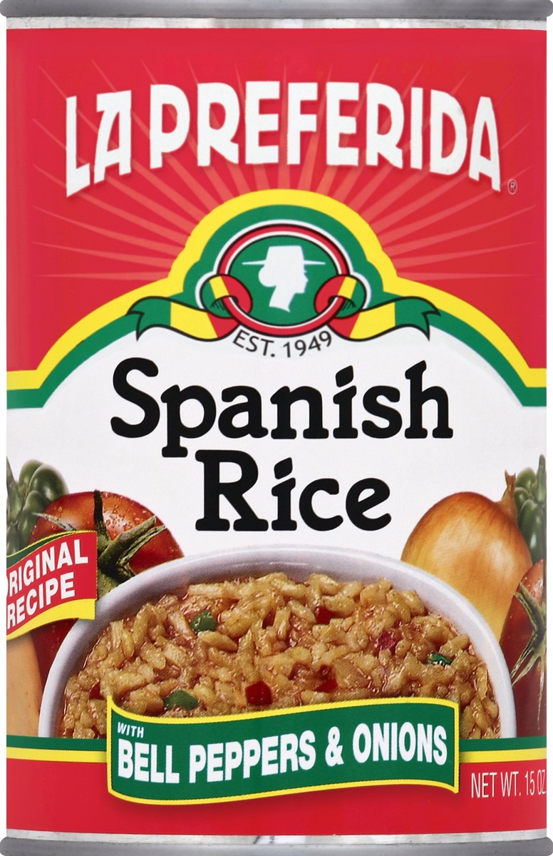 slide 2 of 2, La Preferida Spanish Rice with Bell Peppers and Onions, 15 oz