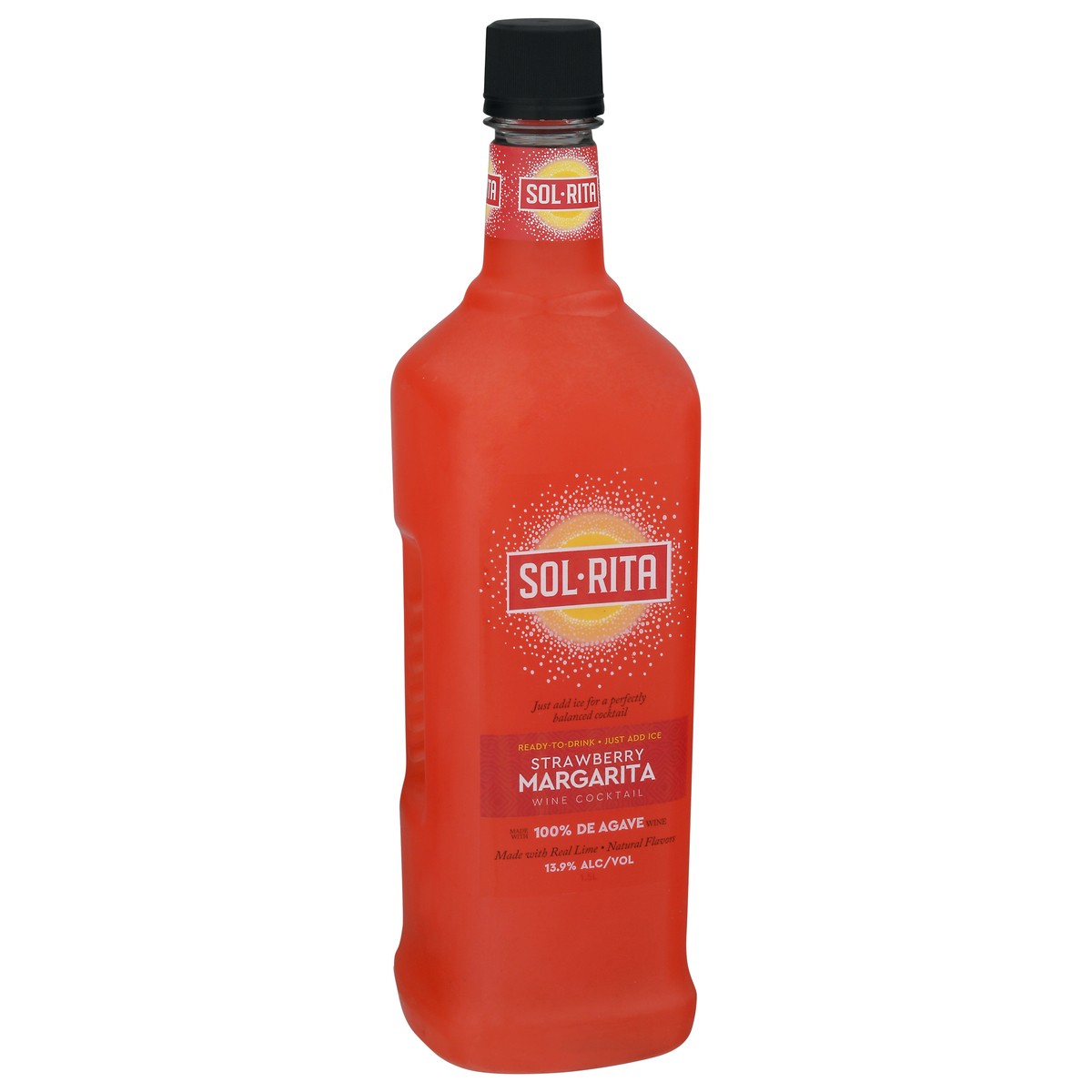 slide 9 of 9, Sol Rita Margarita Strawberry Wine Cocktail 1.5 l, 1.5 l