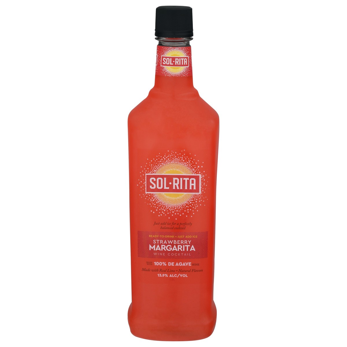 slide 1 of 9, Sol Rita Margarita Strawberry Wine Cocktail 1.5 l, 1.5 l