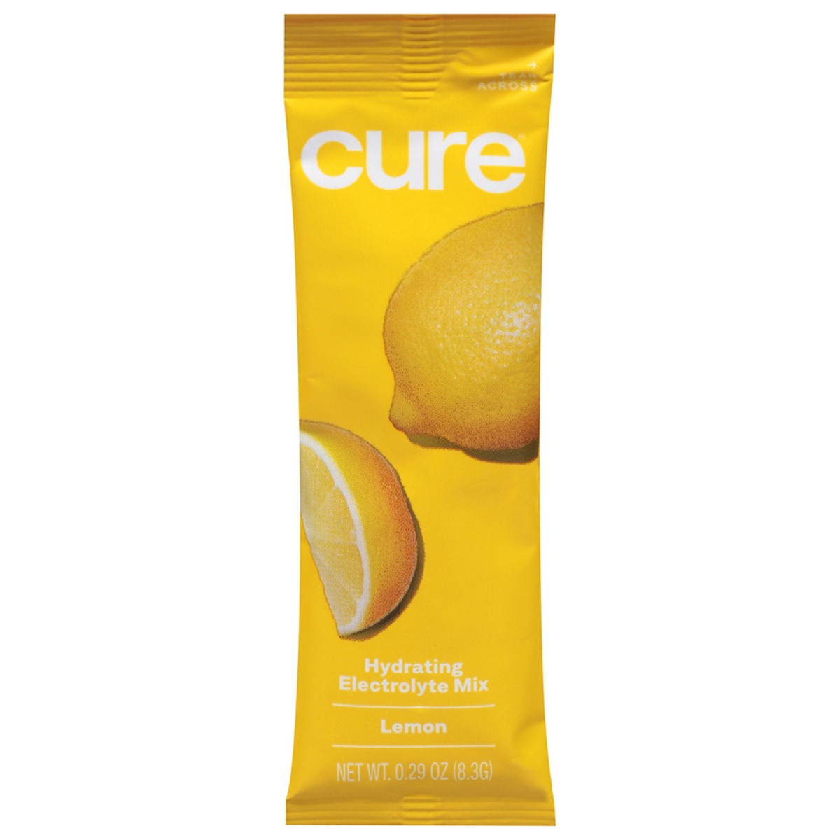 slide 6 of 13, CÜRE Hydrating Lemon Electrolyte Mix 0.29 oz, 1 ct