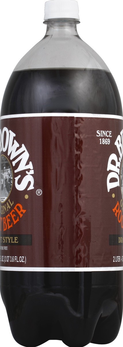 slide 3 of 4, Dr. Brown's Root Beer- 2 liter, 2 liter