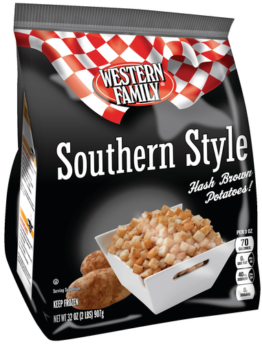 slide 1 of 1, Western Family Southern Style Hash Brown, 32 oz