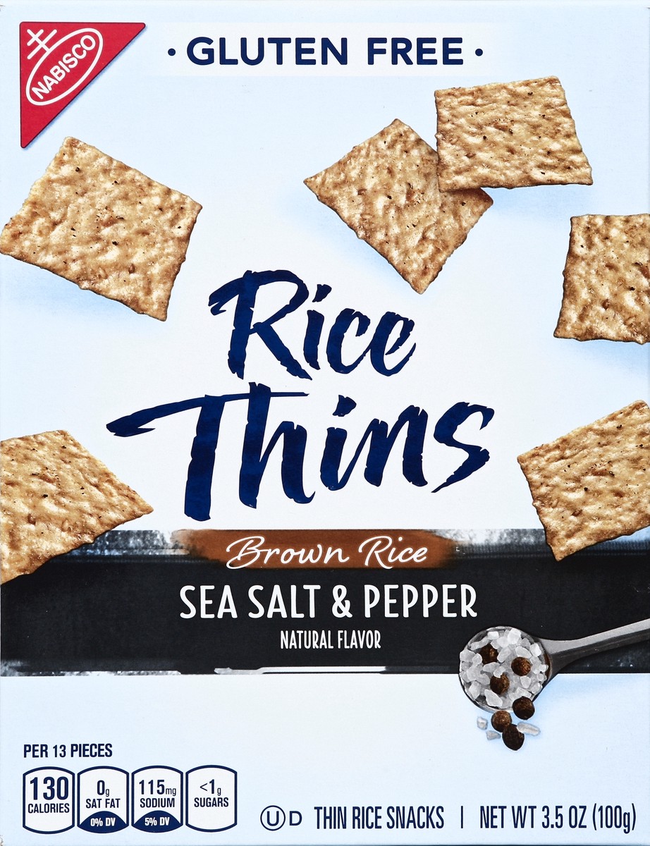 slide 1 of 8, Rice Thins Rice Snacks 3.5 oz, 3.5 oz