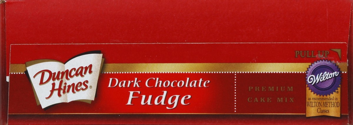 slide 6 of 6, Duncan Hines Dark Chocolate Fudge Cake Mix, 16.5 oz