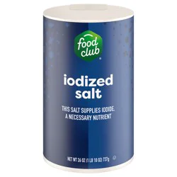 Food Club Iodized Salt 26 oz