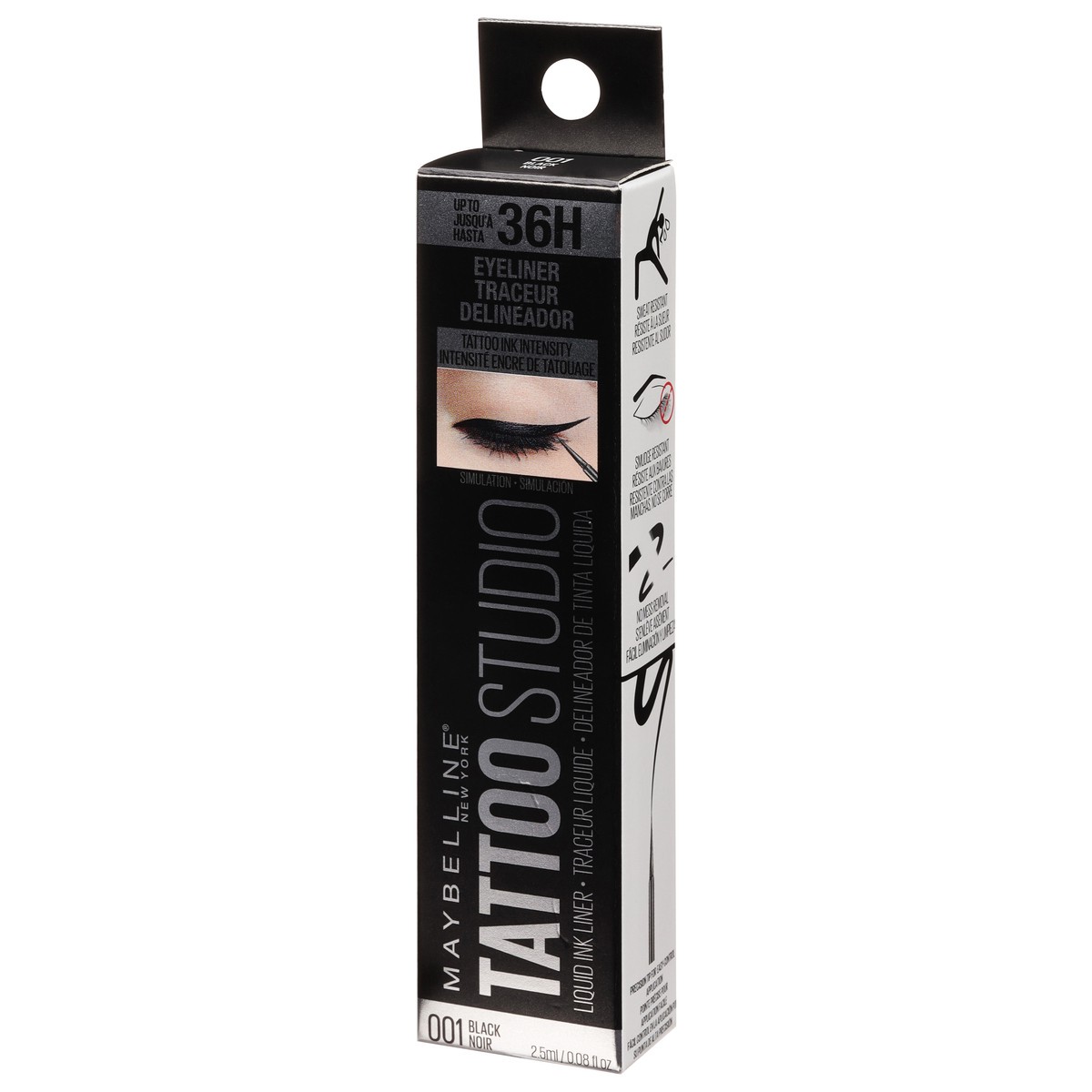 slide 11 of 12, Tattoo Studio Black 001 Liquid Ink Eyeliner 0.08 fl oz, 1 ct