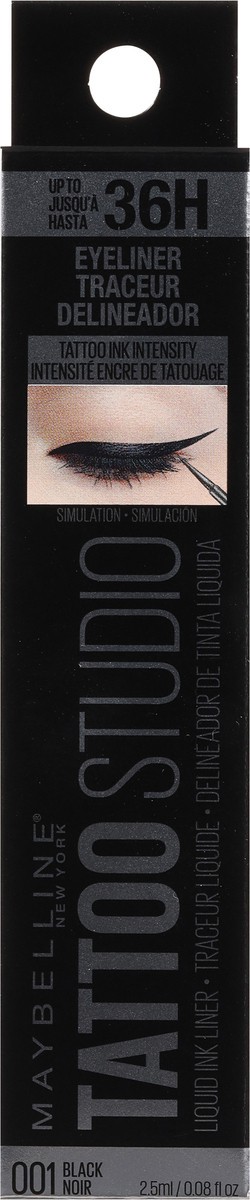 slide 3 of 12, Tattoo Studio Black 001 Liquid Ink Eyeliner 0.08 fl oz, 1 ct
