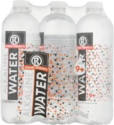 Rouses Markets 9+ pH Alkaline Water 6 - 20 fl oz Bottles