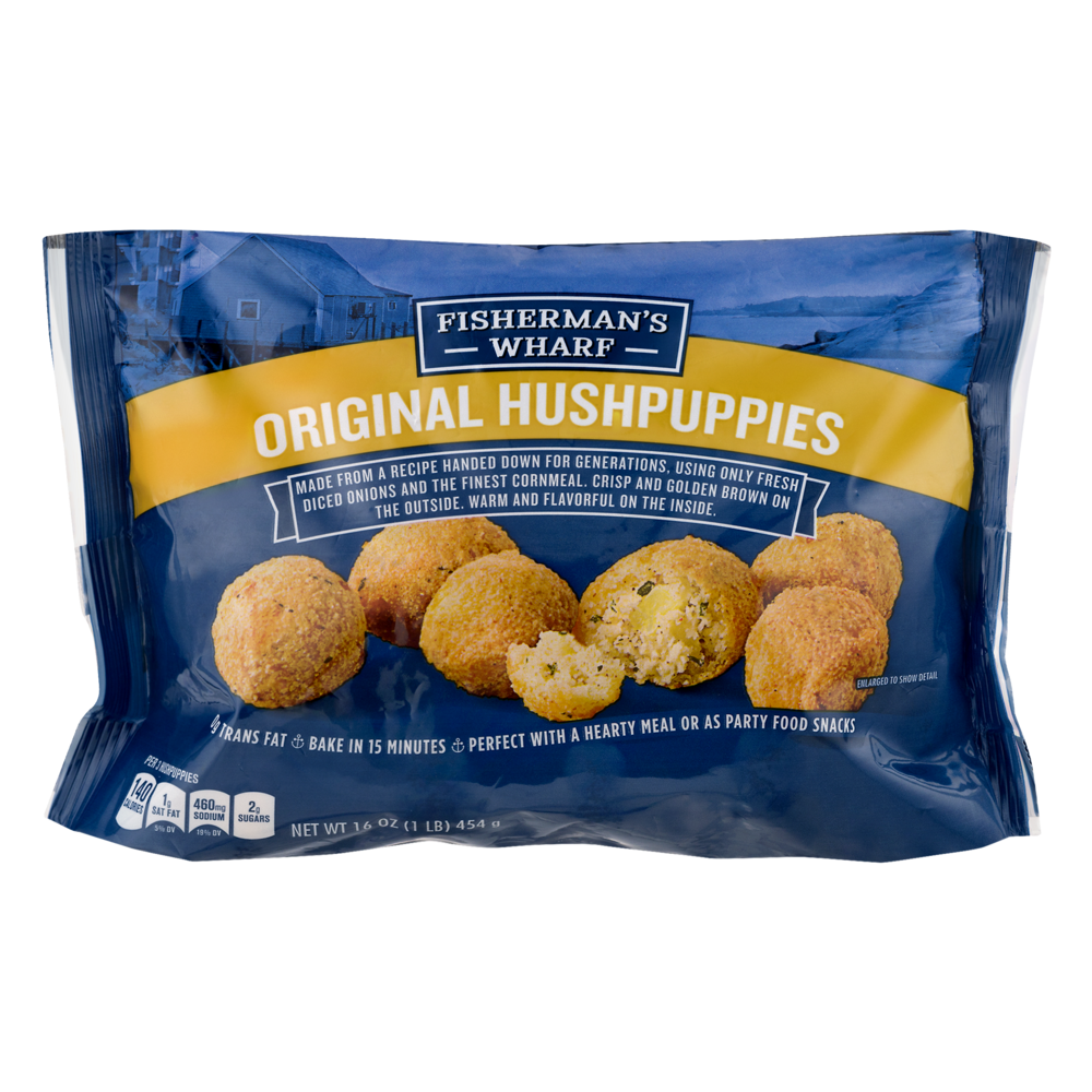 slide 1 of 1, Fisherman's Wharf Hushpuppies, 16 oz