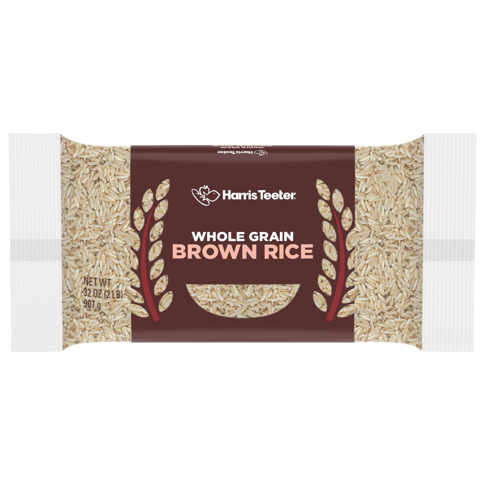 slide 1 of 2, Harris Teeter Brown Rice - 32 oz, 32 oz