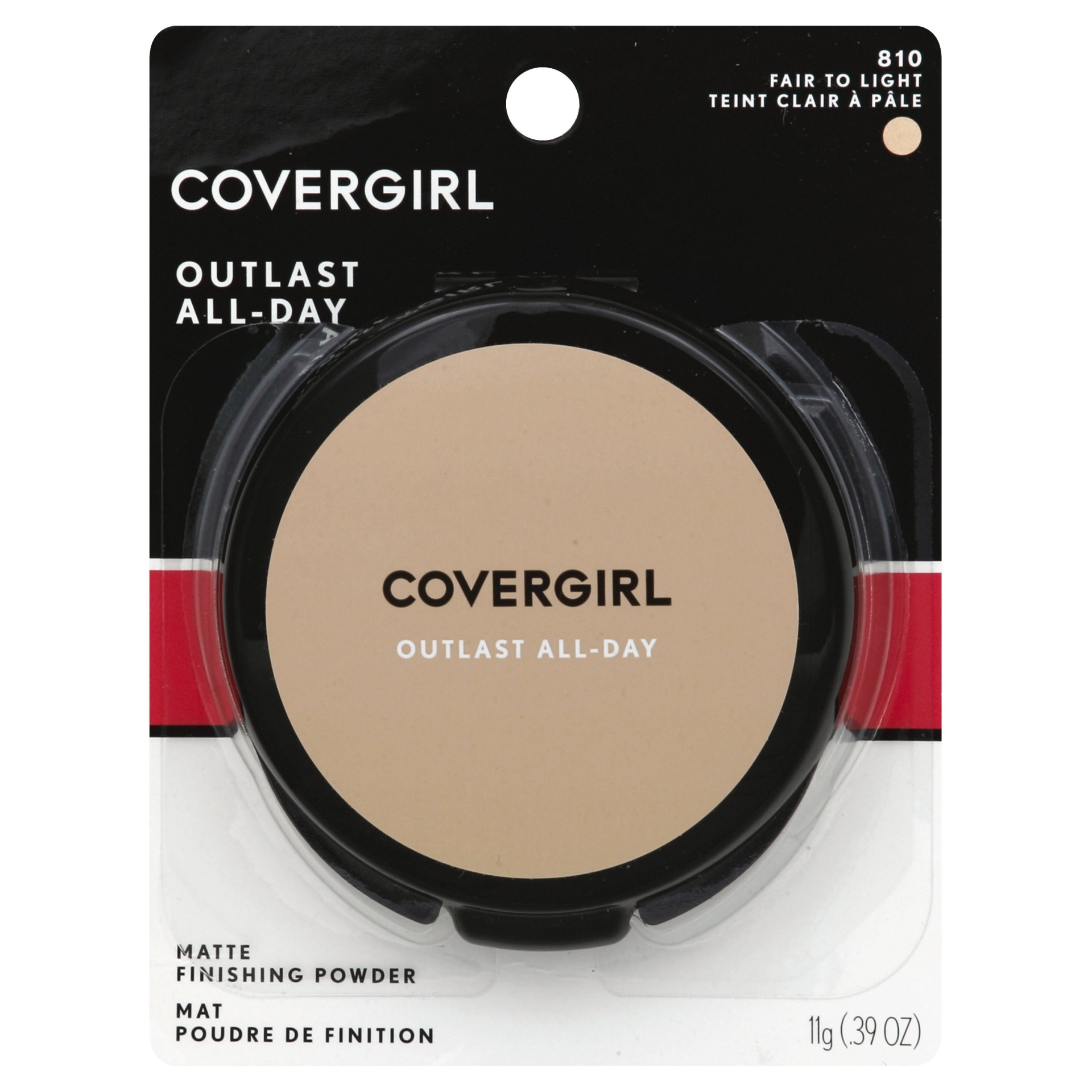 slide 1 of 1, Covergirl Outlast Matte Powder 810 Fair to Light, 0.4 oz