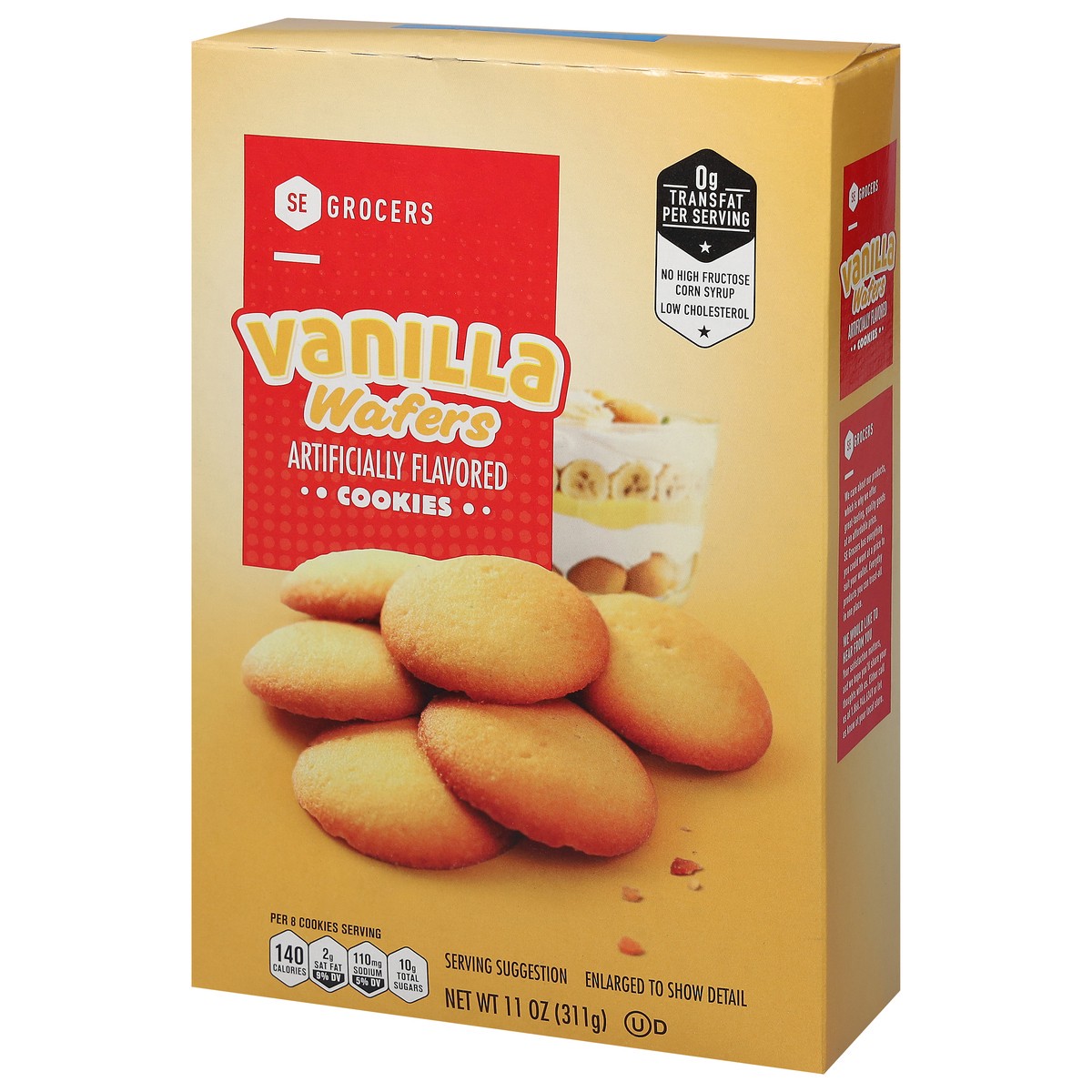slide 4 of 4, SE Grocers Vanilla Wafers, 11 oz