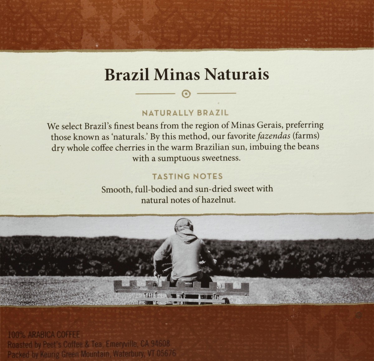 slide 3 of 5, Peet's Brazil Minas Medium Roast - Keurig K-Cup Pods, 1 ct