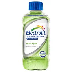 Electrolit Premium Hydration Green Apple Flavored Electrolyte Beverage, 21 fl oz