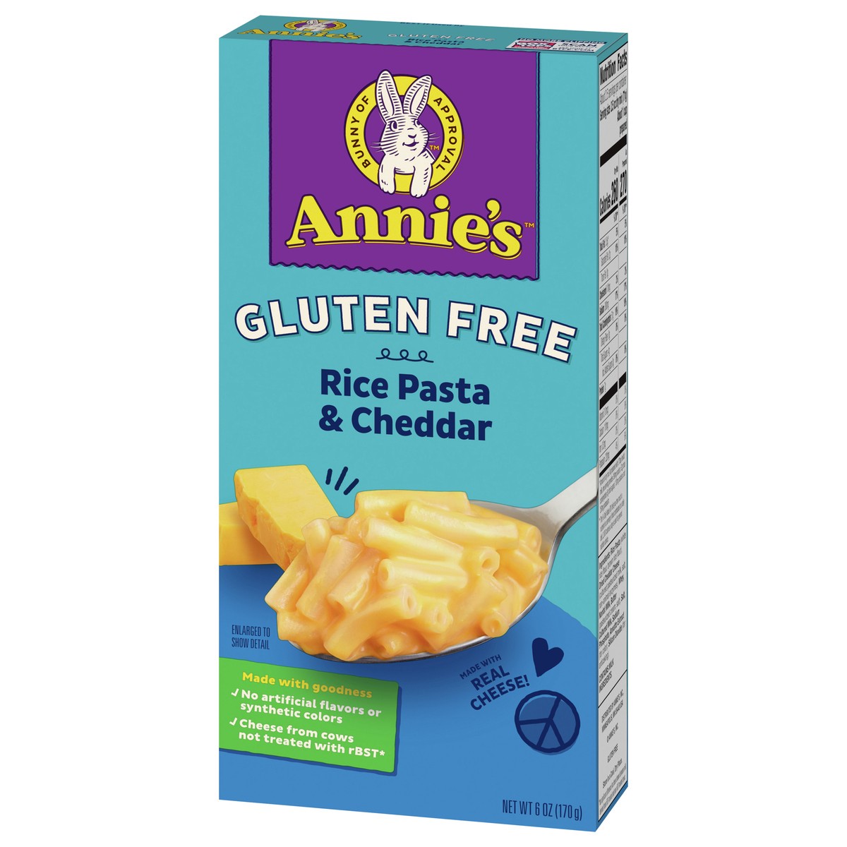 slide 7 of 9, Annie's Gluten Free Macaroni and Cheese, Rice Pasta and Cheddar, 6 oz, 6 oz