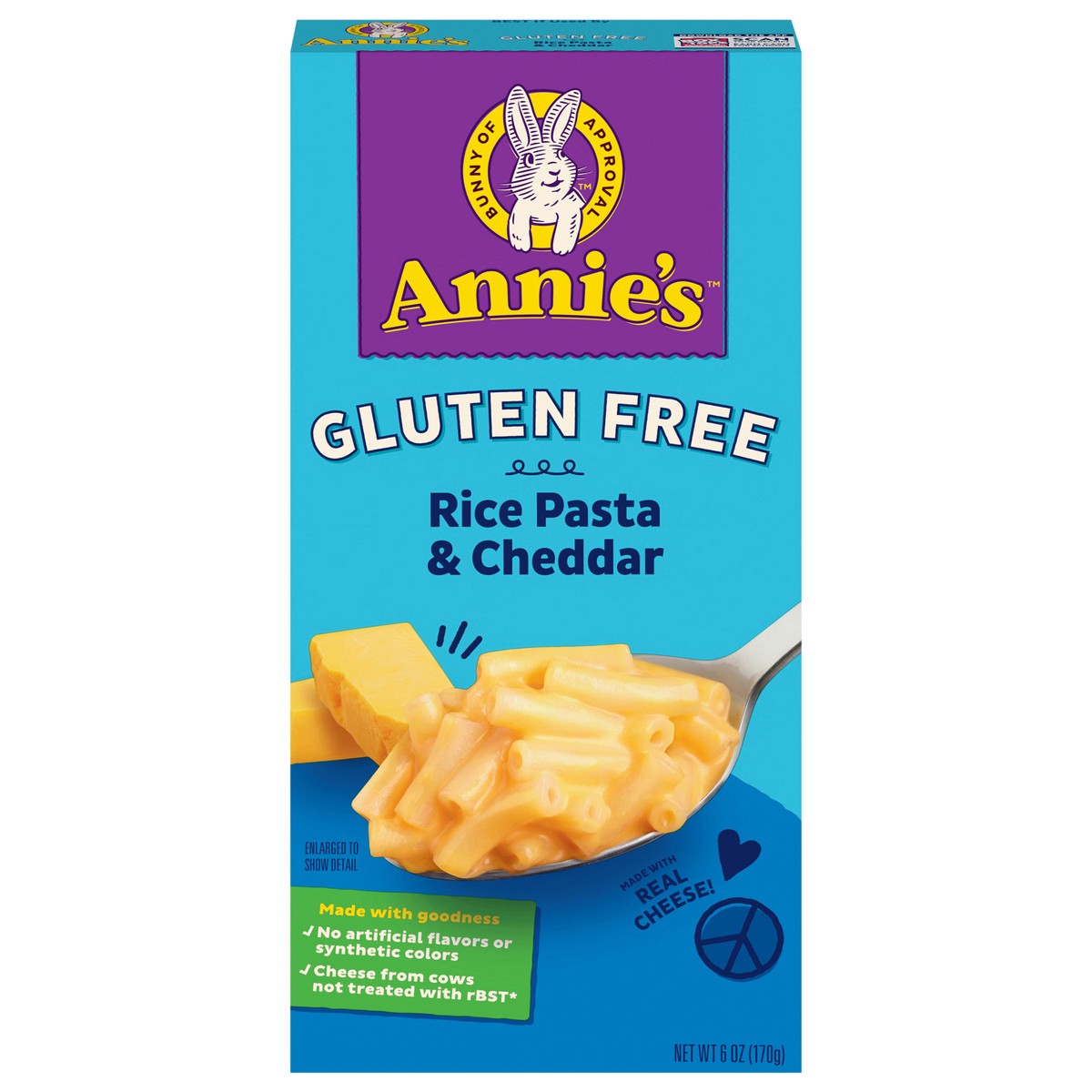 slide 1 of 9, Annie's Gluten Free Macaroni and Cheese, Rice Pasta and Cheddar, 6 oz, 6 oz