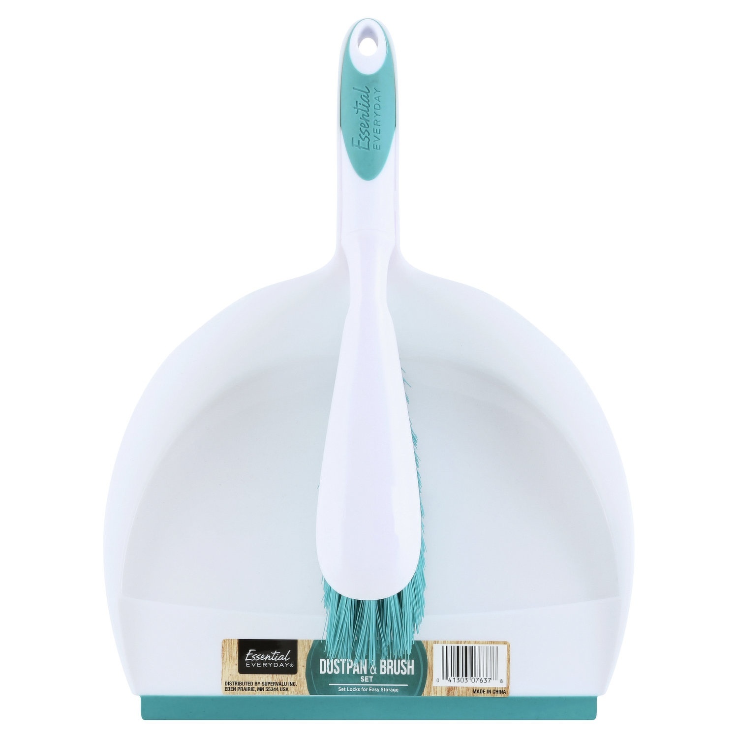 slide 1 of 1, Essential Everyday Dustpan Brush Set, 1 ct