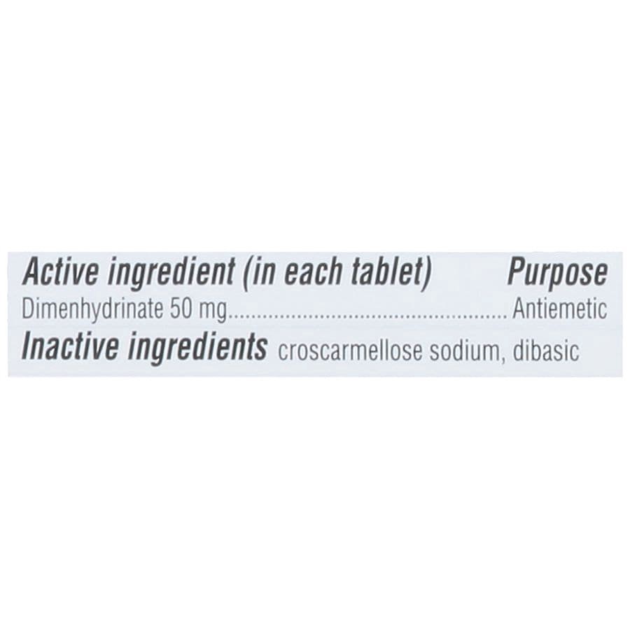 slide 5 of 5, Walgreens Wal-Dram Fast Acting Travel Sickness Tablets, 24 ct