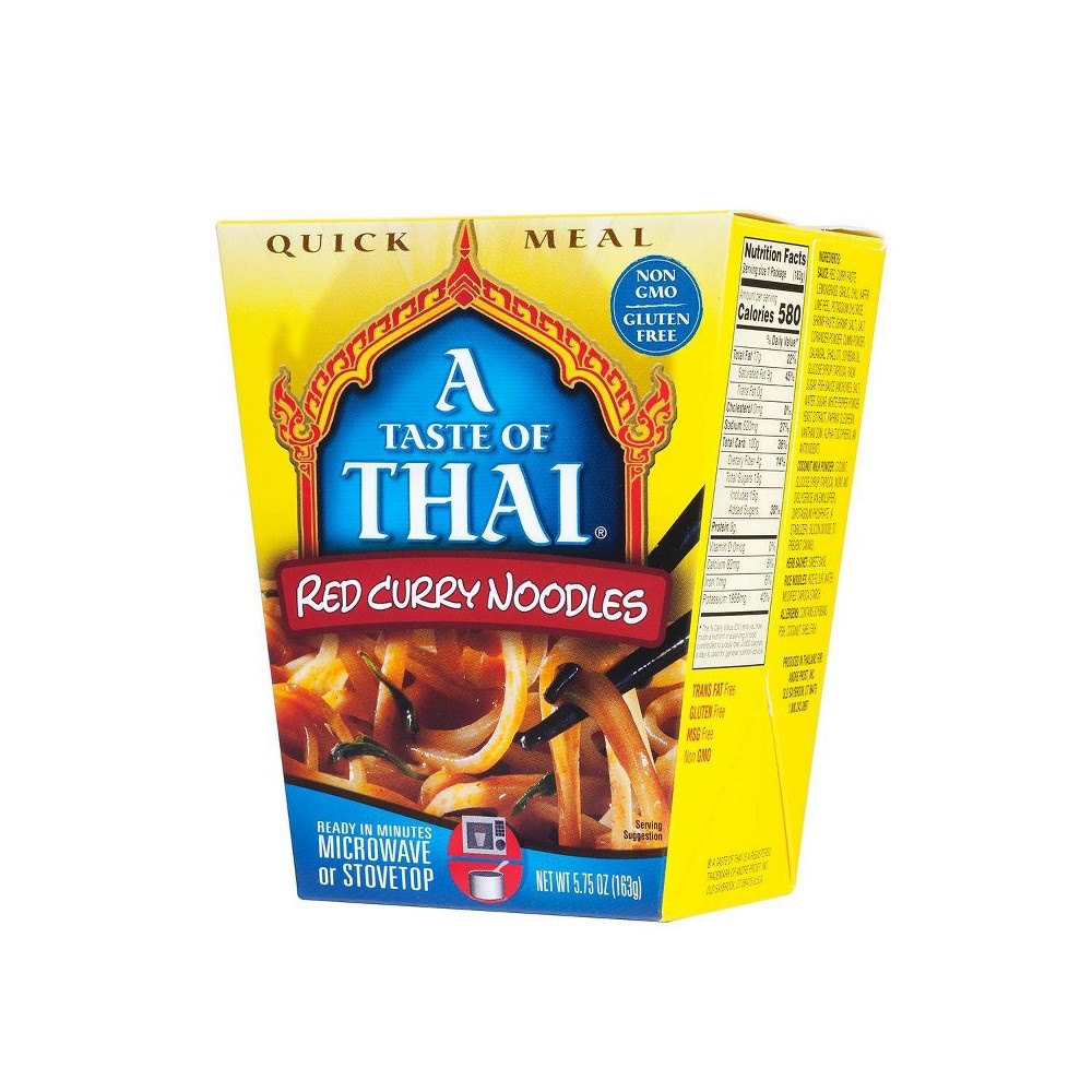 slide 2 of 4, A Taste of Thai Red Curry Noodles, 5.75 oz