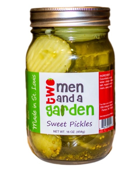 slide 1 of 1, Two Men and a Garden Sweet Pickles, 16 oz