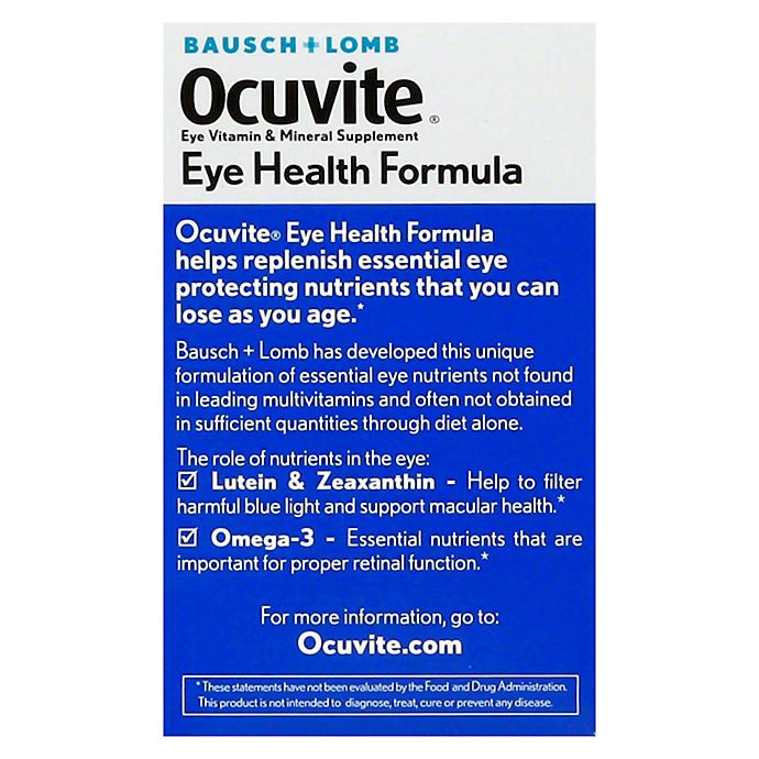 slide 2 of 2, Ocuvite Eye Health Formula 30 ea, 30 ct