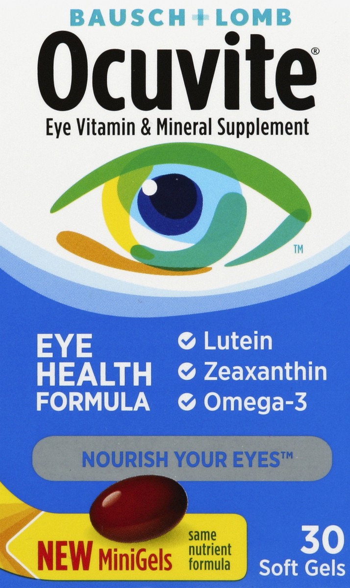 slide 1 of 2, Ocuvite Eye Health Formula 30 ea, 30 ct