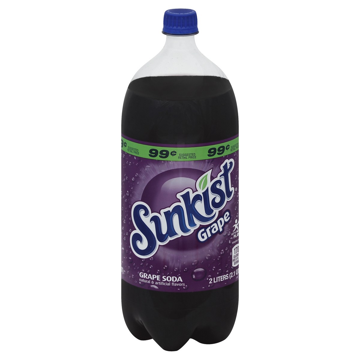 slide 3 of 5, Sunkist Soda - 2 liter, 2 liter