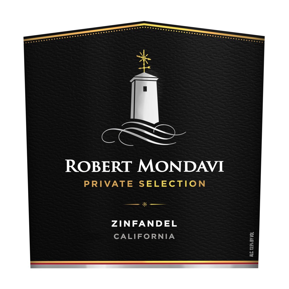 slide 3 of 7, Robert Mondavi Private Selection Zinfandel Red Wine, 750 mL Bottle, 25.36 fl oz