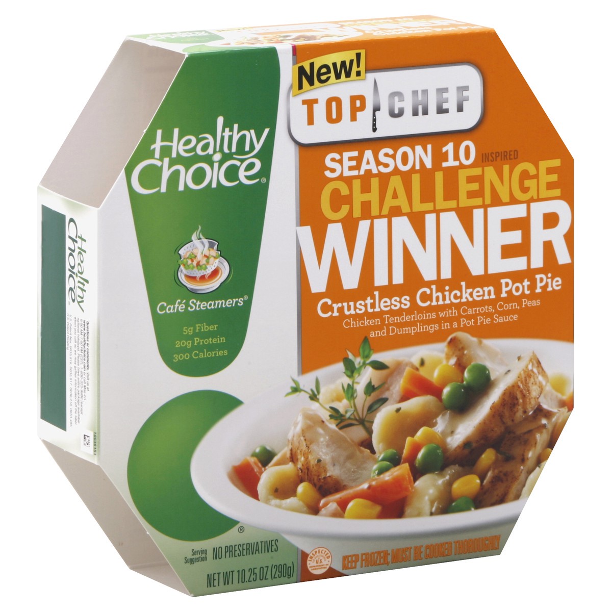 slide 3 of 4, Healthy Choice Crustless Chicken Pot Pie 10.25 oz, 10.25 oz