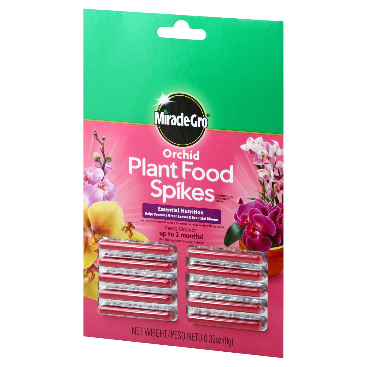 slide 6 of 10, Miracle-Gro Orchid Plant Food Spikes, 0.32 oz