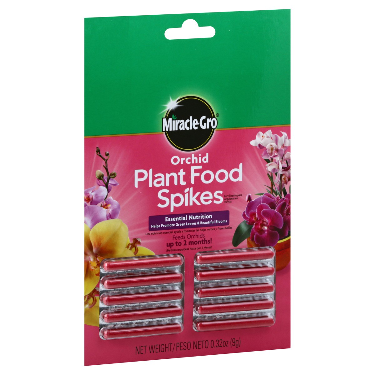 slide 4 of 10, Miracle-Gro Orchid Plant Food Spikes, 0.32 oz