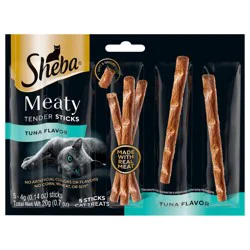 Sheba Meaty Tender Sticks Tuna Flavor Cat Treats 5 - 4 g Sticks
