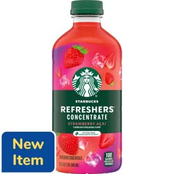 Starbucks Strawberry Acai Refreshers Concentrate 32 fl oz