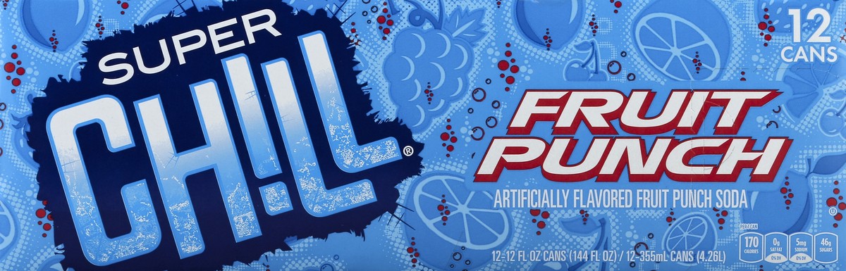 slide 2 of 7, Super Chill Supr Chil Fruit Punch, 144 fl oz