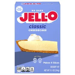 Jell-O No Bake Classic Cheesecake Dessert Kit 11.1 oz