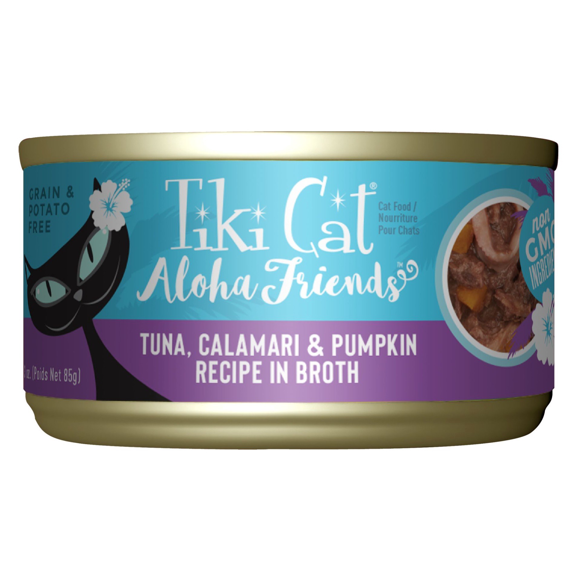 slide 1 of 1, Tiki Cat Aloha Friends, 3 oz