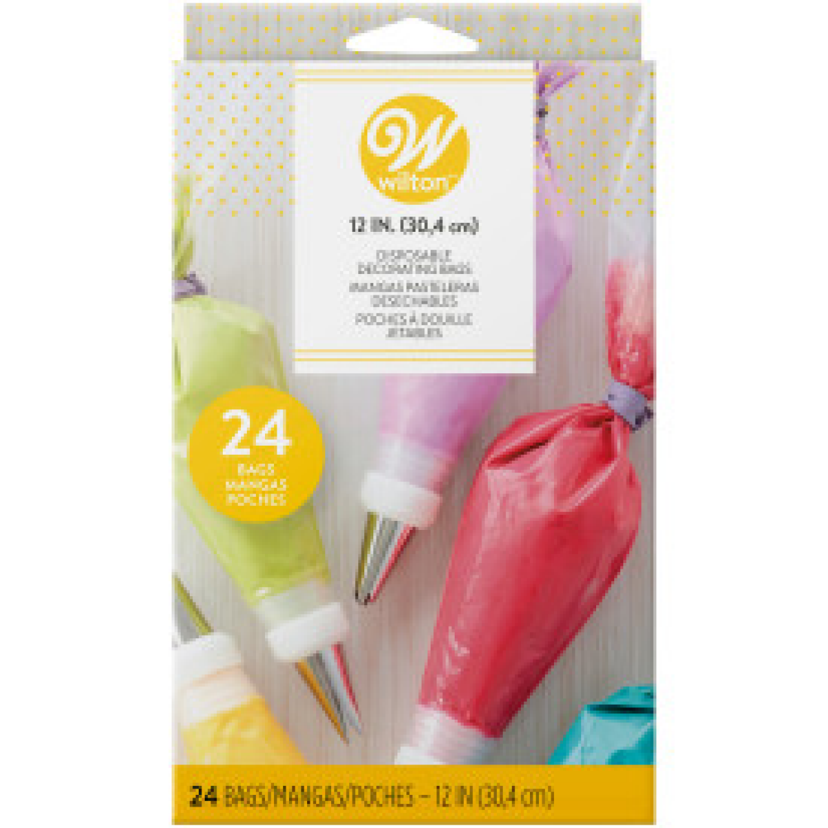 slide 1 of 5, Wilton Disposable Decorating Bags, 24 ct